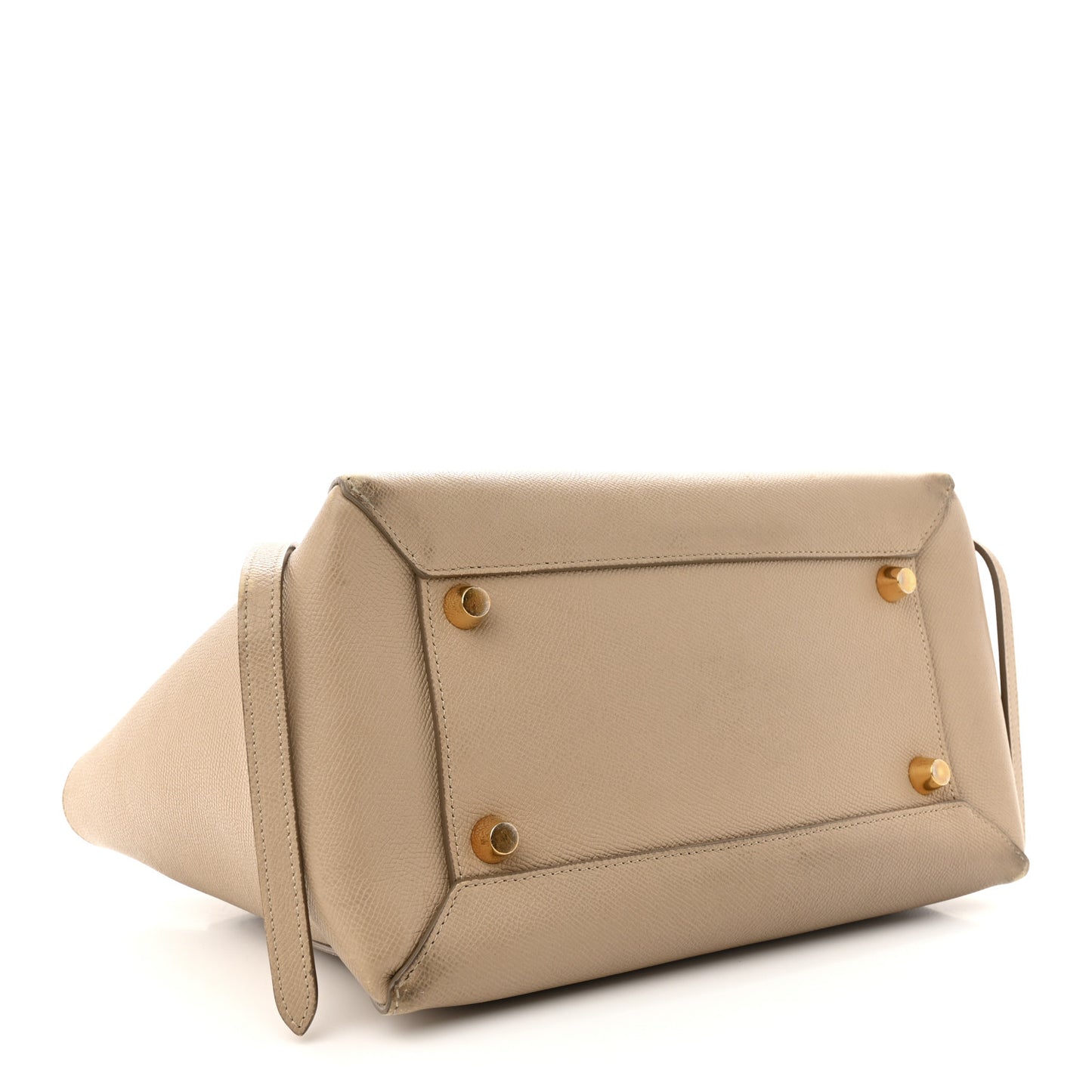 Grained Calfskin Mini Belt Bag Light Taupe