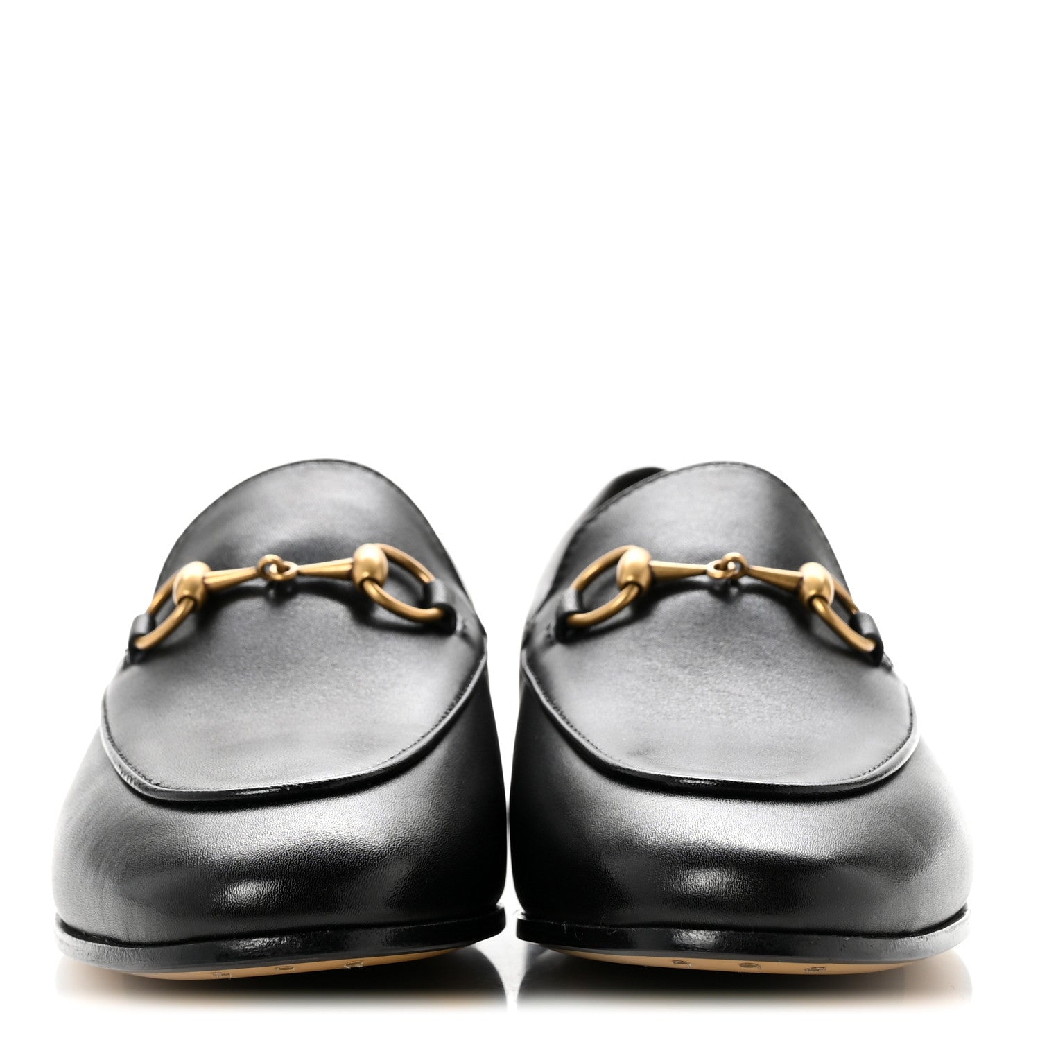 Gucci Calfskin Womens Jordaan Loafers 36 Black 3 of 10
