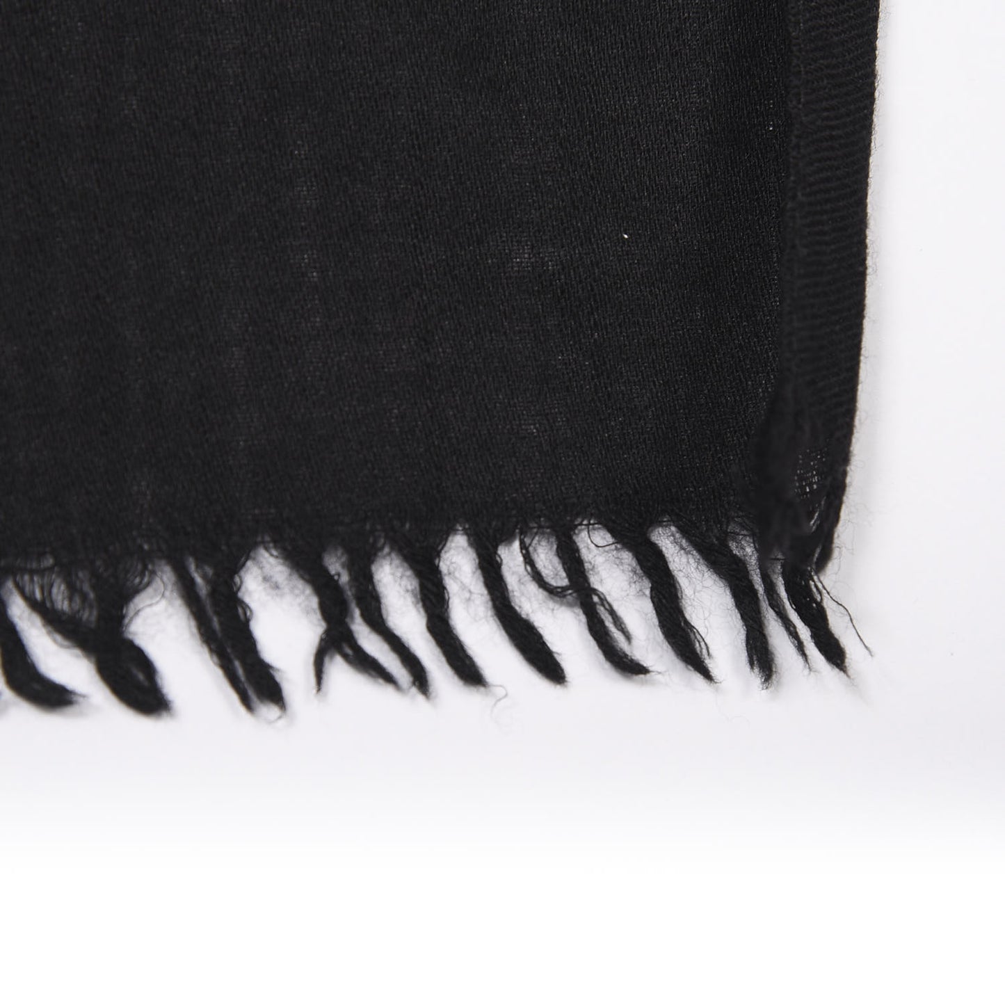 Wool Silk GG Monogram GGNat Scarf Black
