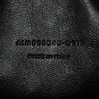 Saint Laurent Grain De Poudre Matelasse Monogram Mini Lou Camera Bag Dark Beige 7 of 10