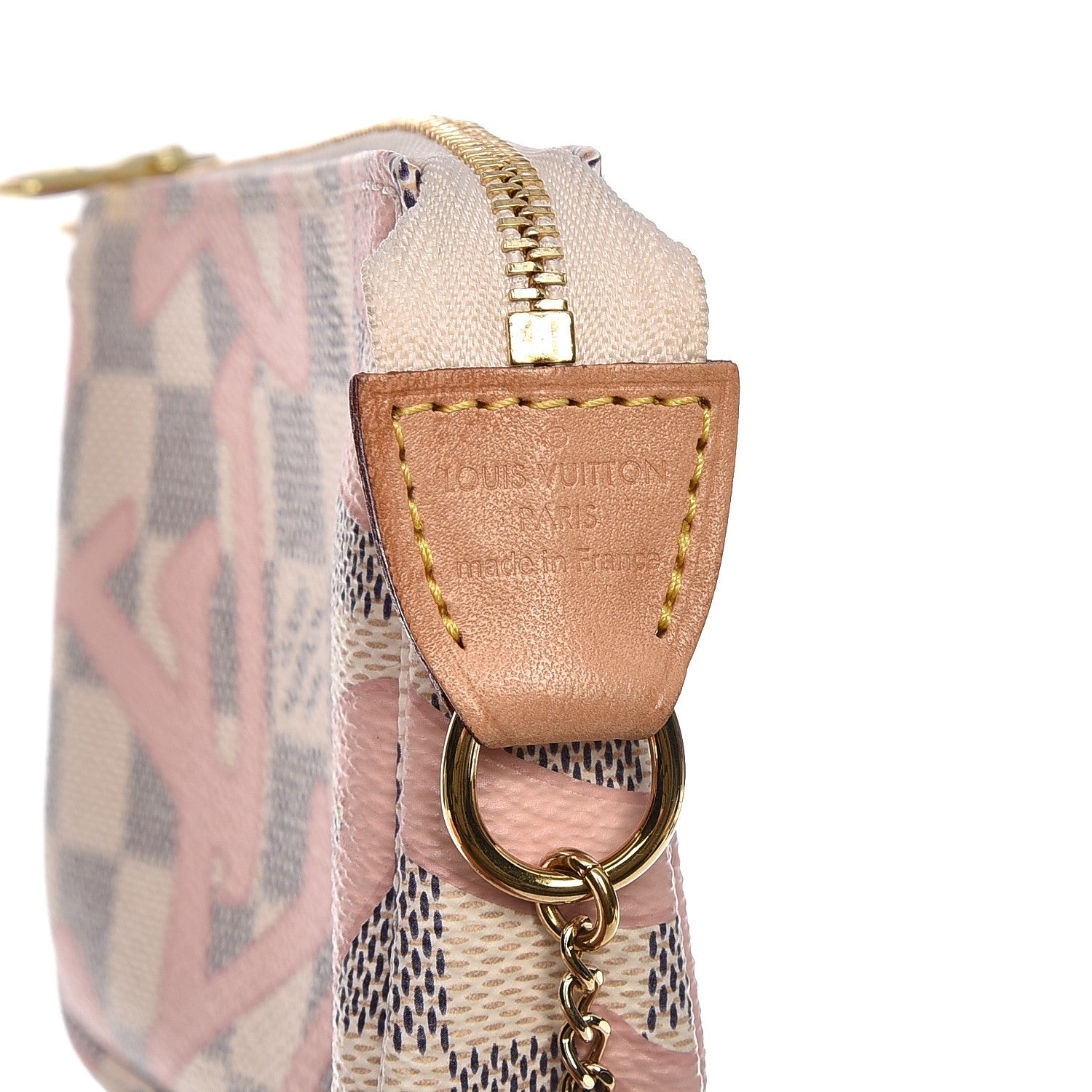Louis Vuitton Damier Azur Tahitienne Mini Pochette Accessories 7 of 8