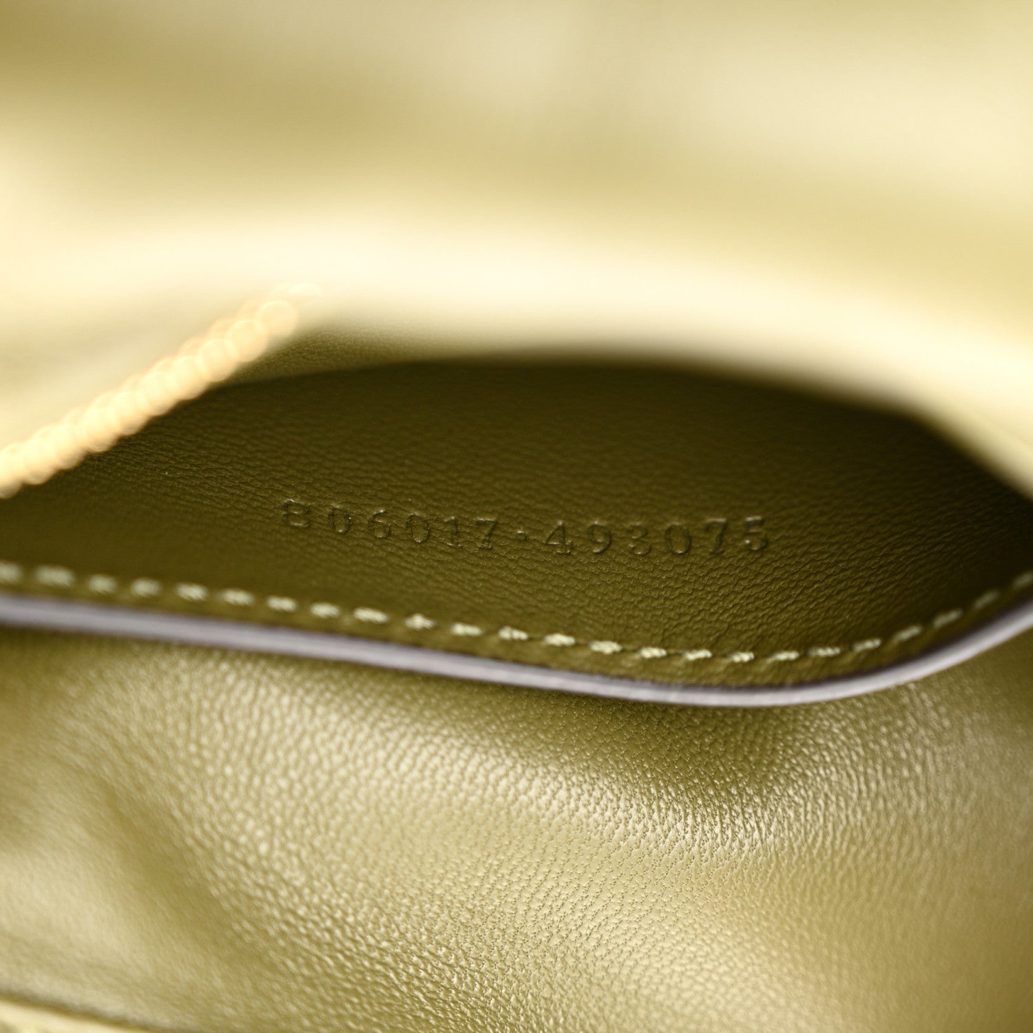 Gucci Lambskin Embossed Mini GG Milano Top Handle Shoulder Bag Green 7 of 11