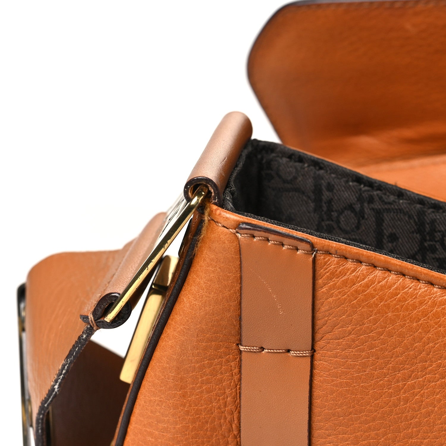 Christian Dior Calfskin Street Chic Bag Brown 10 of 12