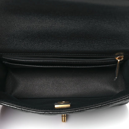 Chanel Caviar Quilted Mini Handy CC Flap Black 5 of 10