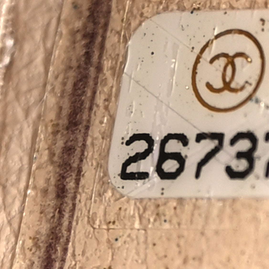 Chanel Caviar Suede Stitched Lady Coco Flap Beige 7 of 9