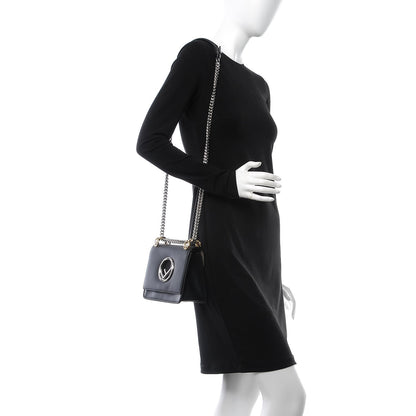 Fendi Vitello Century Opaco F is Fendi Small Kan I Shoulder Bag Black 2 of 7