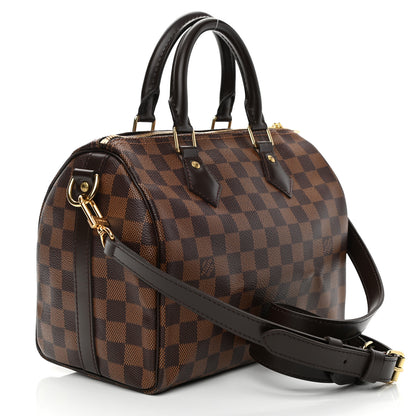 Louis Vuitton Damier Ebene Speedy Bandouliere 25 3 of 9