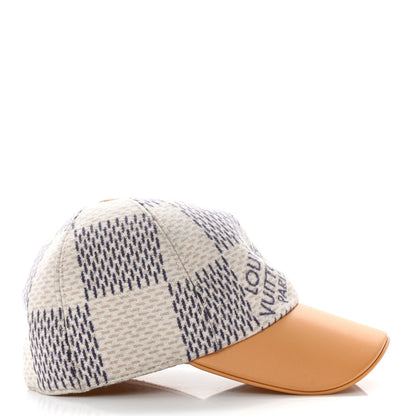 Louis Vuitton Wool Damier Azur Cap M 5 of 9