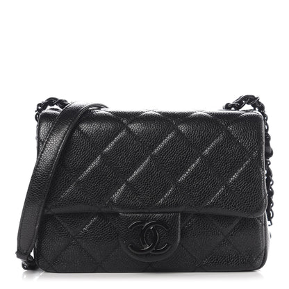 Chanel Caviar Quilted Incognito Mini Square Flap Black 1 of 11