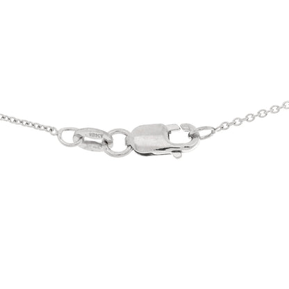 Roberto Coin 18K White Gold Diamond Tiny Treasures Sunburst Pendant Necklace 4 of 4