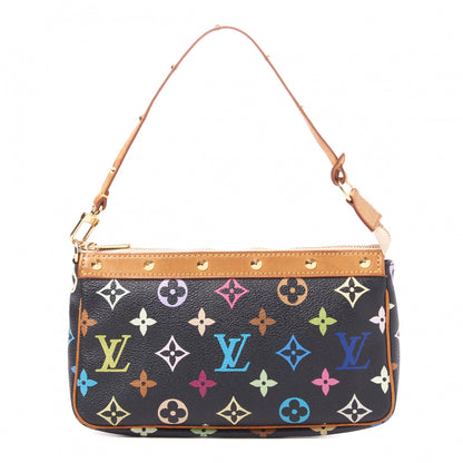 Louis Vuitton Monogram Multicolor Pochette Accessories Black 1 of 8