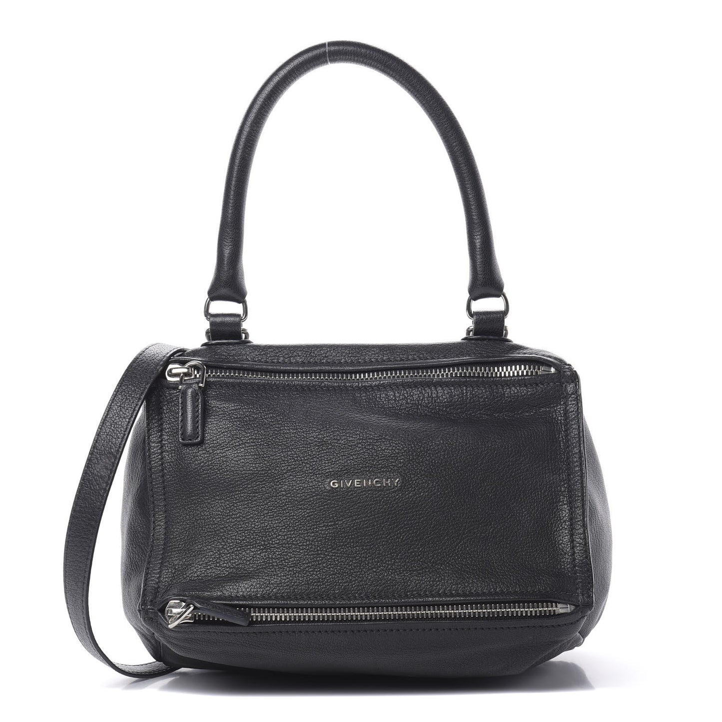 Sugar Goatskin Small Pandora Black
