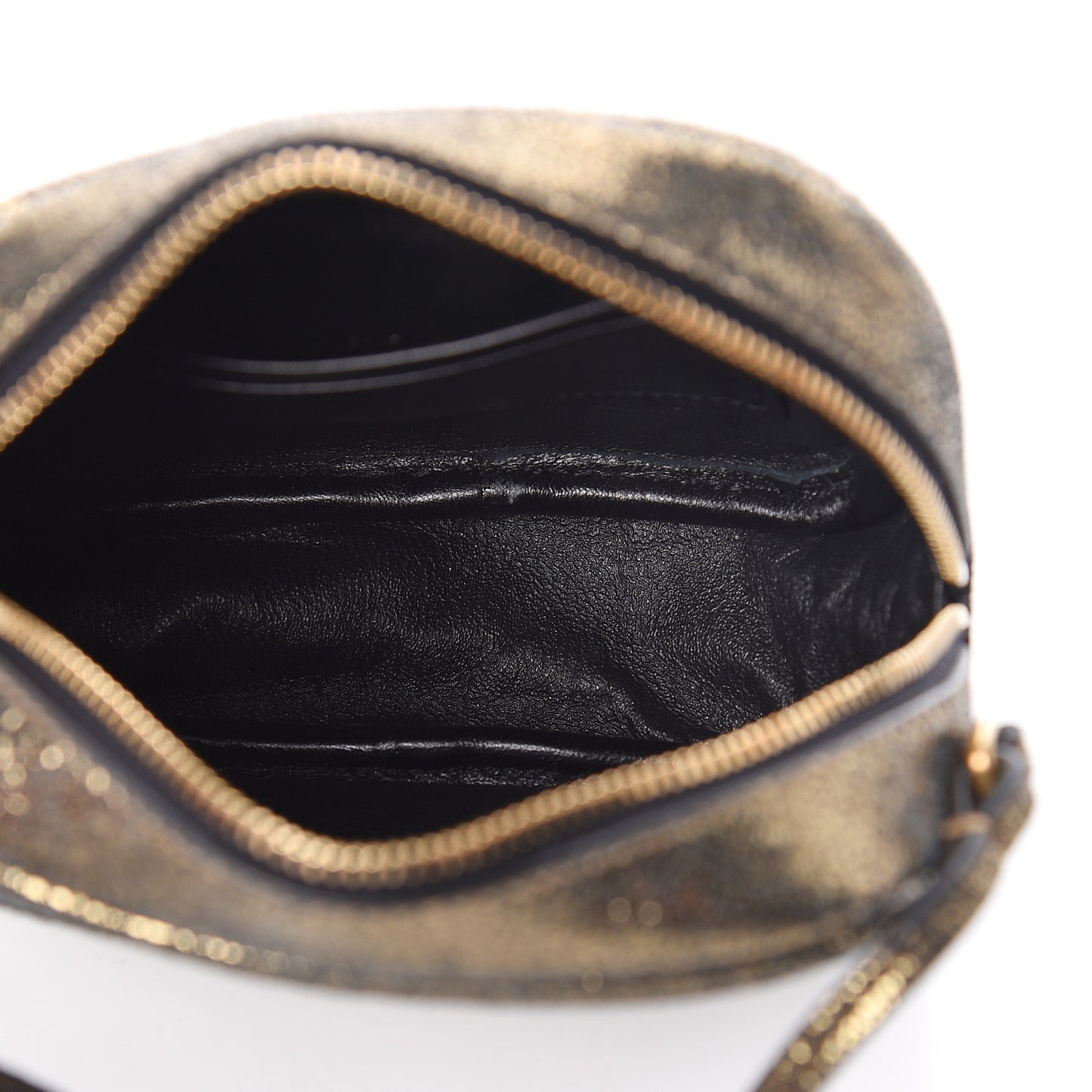 Lame Nappa Star 3D Monogram Blogger Bag Moss