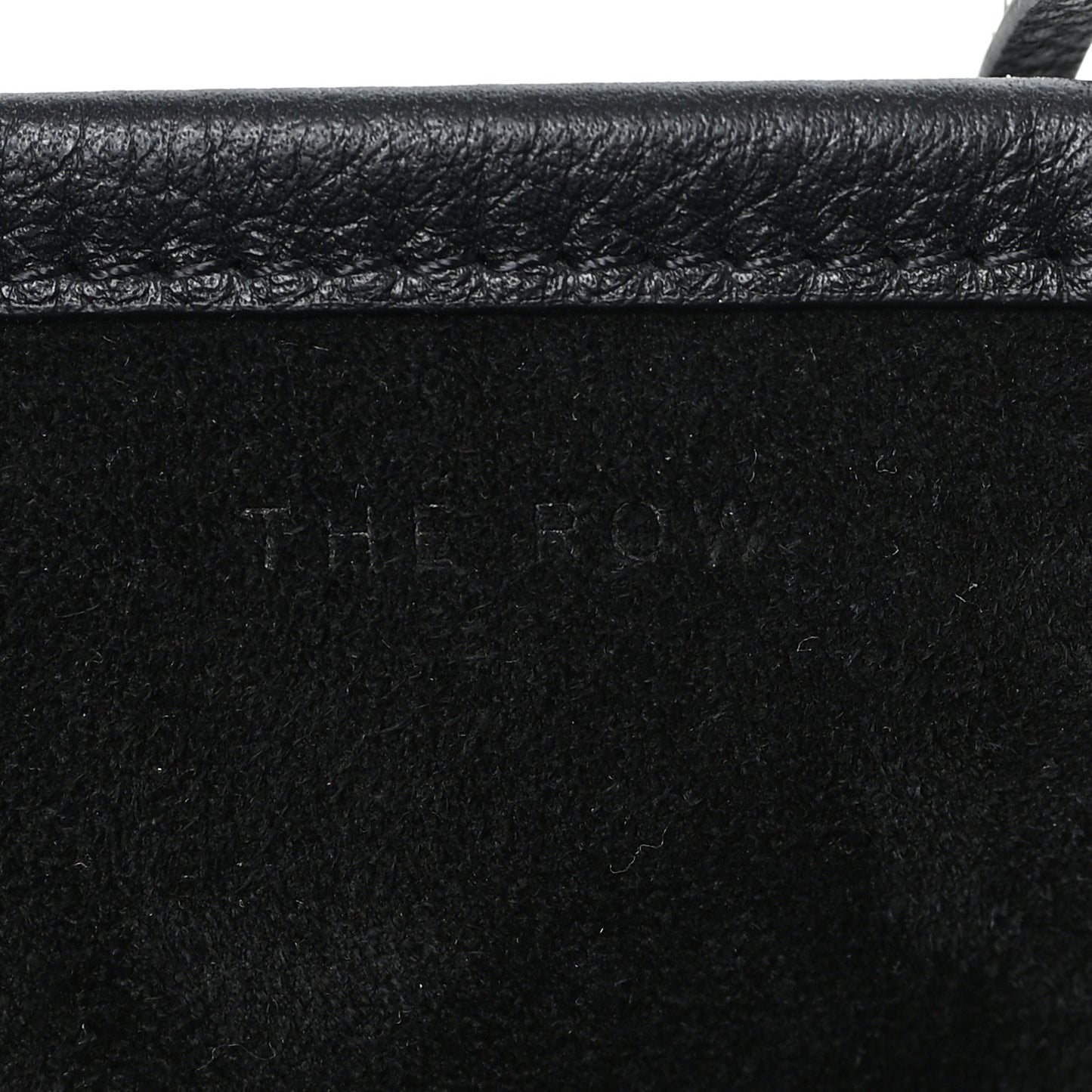 Grained Calfskin Medium N/S Park Tote Black