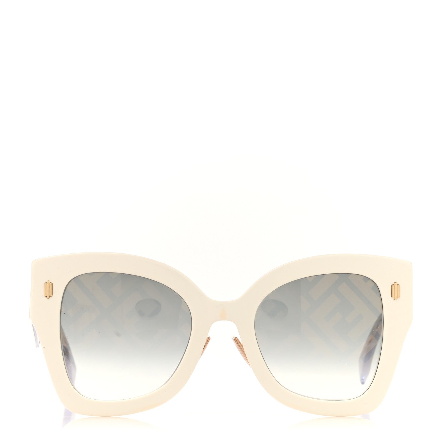 Fendi Acetate FF Sunglasses FF 0434/G/S White Gold 2 of 7