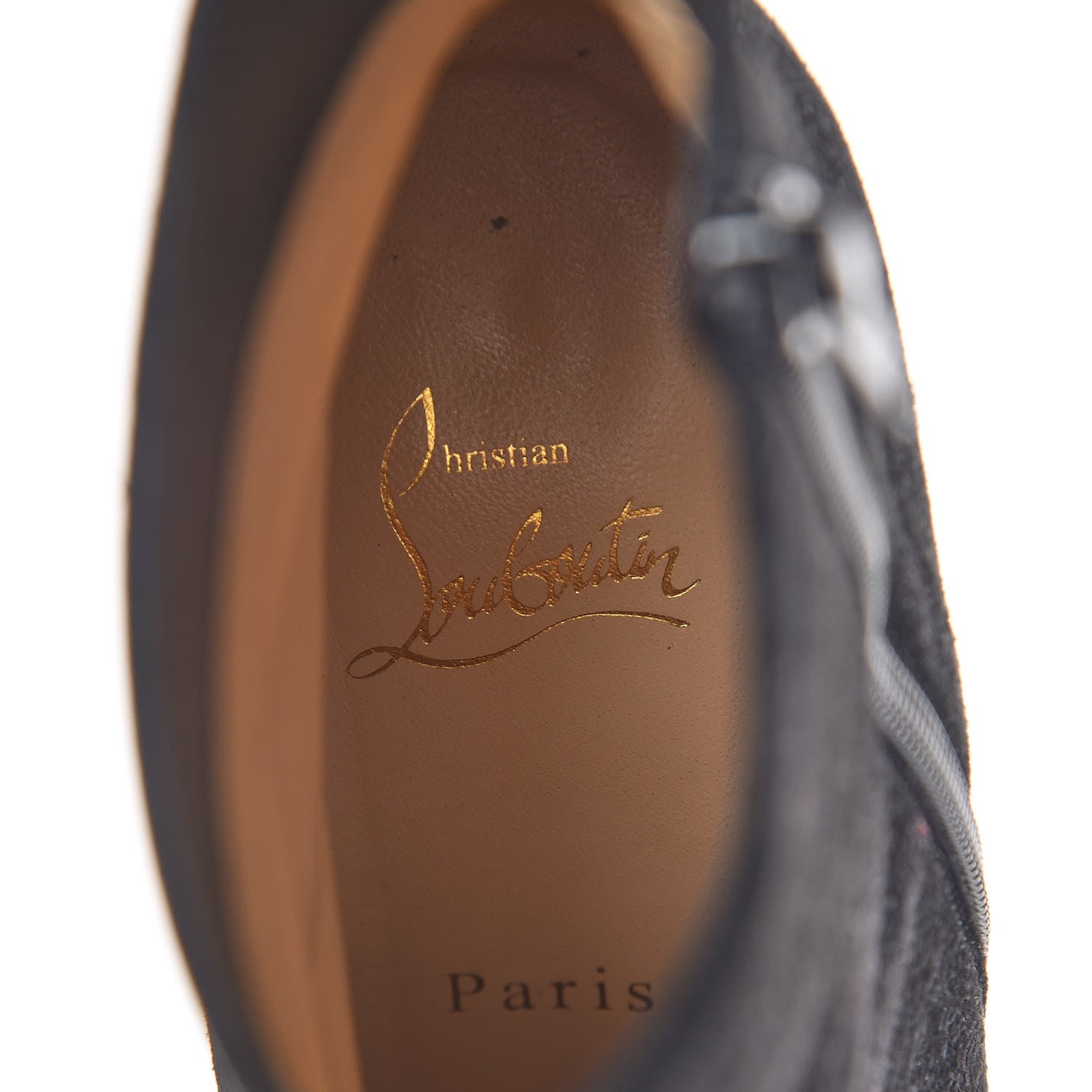 Christian Louboutin Suede So Kate Booty 100 Ankle Boots 38 Black 10 of 11