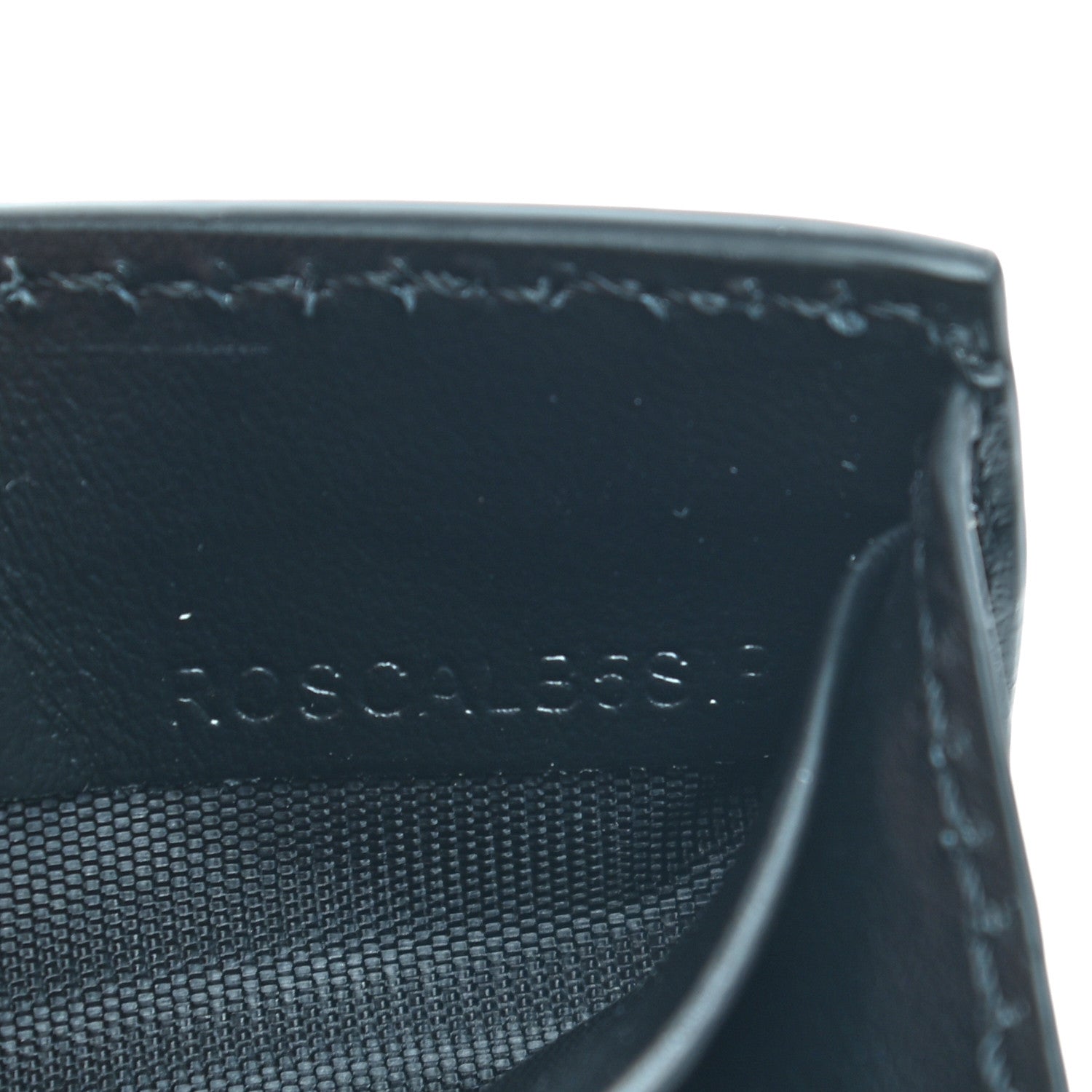 Burberry Vintage Check Grain Calfskin Halton Wallet Black 8 of 8