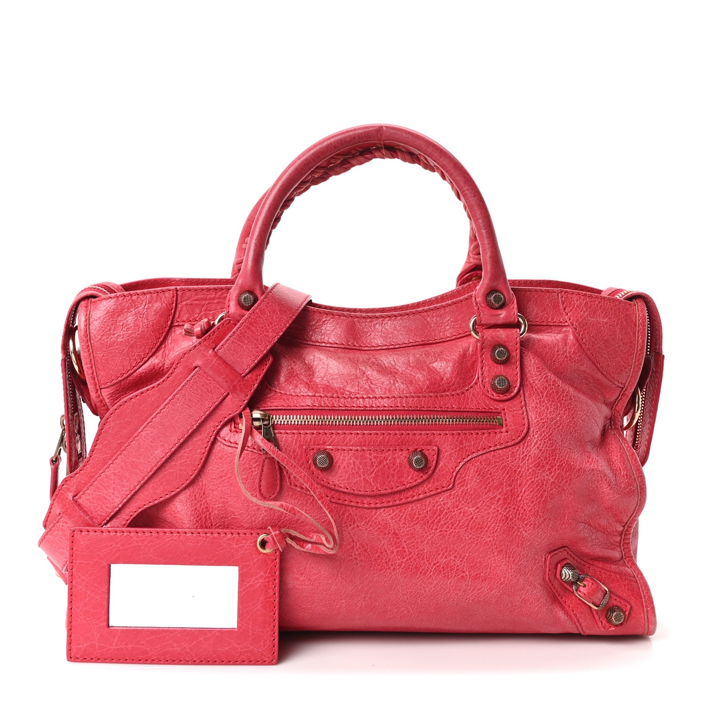 Agneau Giant 12 Rose Gold Hardware City Rose Thulian