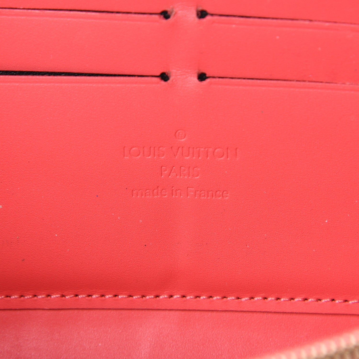 Louis Vuitton Vernis Zippy Wallet Rose Litchi 6 of 11