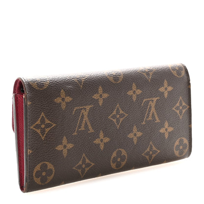 Louis Vuitton Monogram Emilie Wallet Fuchsia 3 of 6