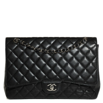 Chanel Caviar Quilted Maxi Single Flap Black 1 of 8