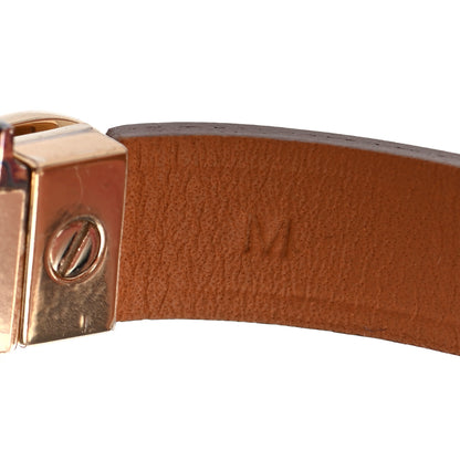 Hermes Epsom Java 10 Bracelet M White 5 of 7