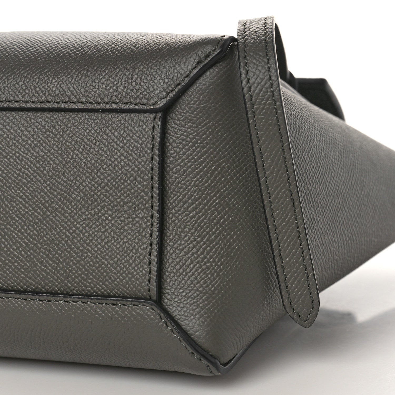 Celine Grained Calfskin Nano Belt Bag Grey 8 of 8