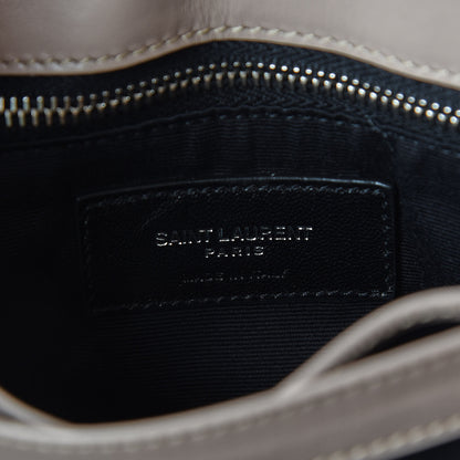 Saint Laurent Calfskin Y Quilted Monogram Toy Loulou Crossbody Bag Nude Powder 8 of 8