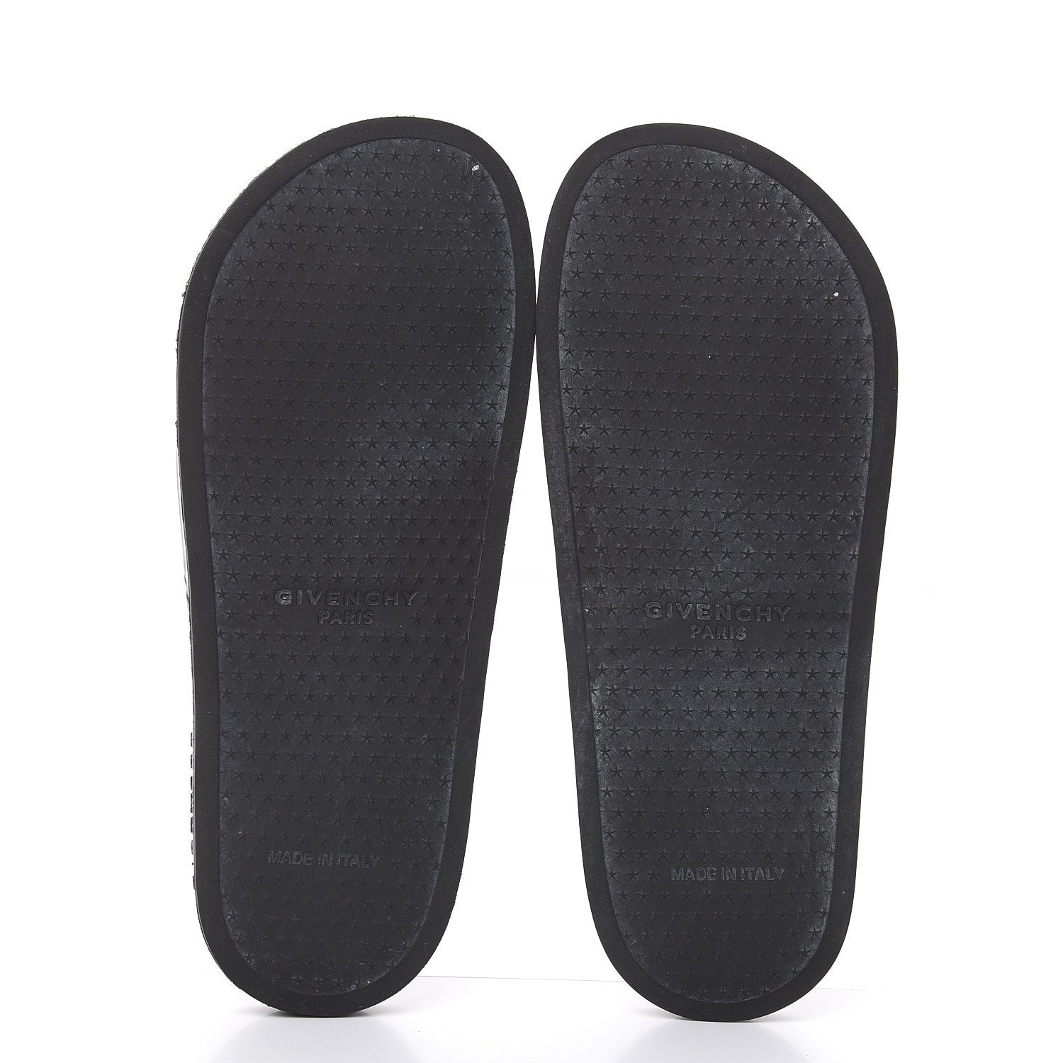 Givenchy Rubber Logo Pool Slide Sandals 40 Black 5 of 9
