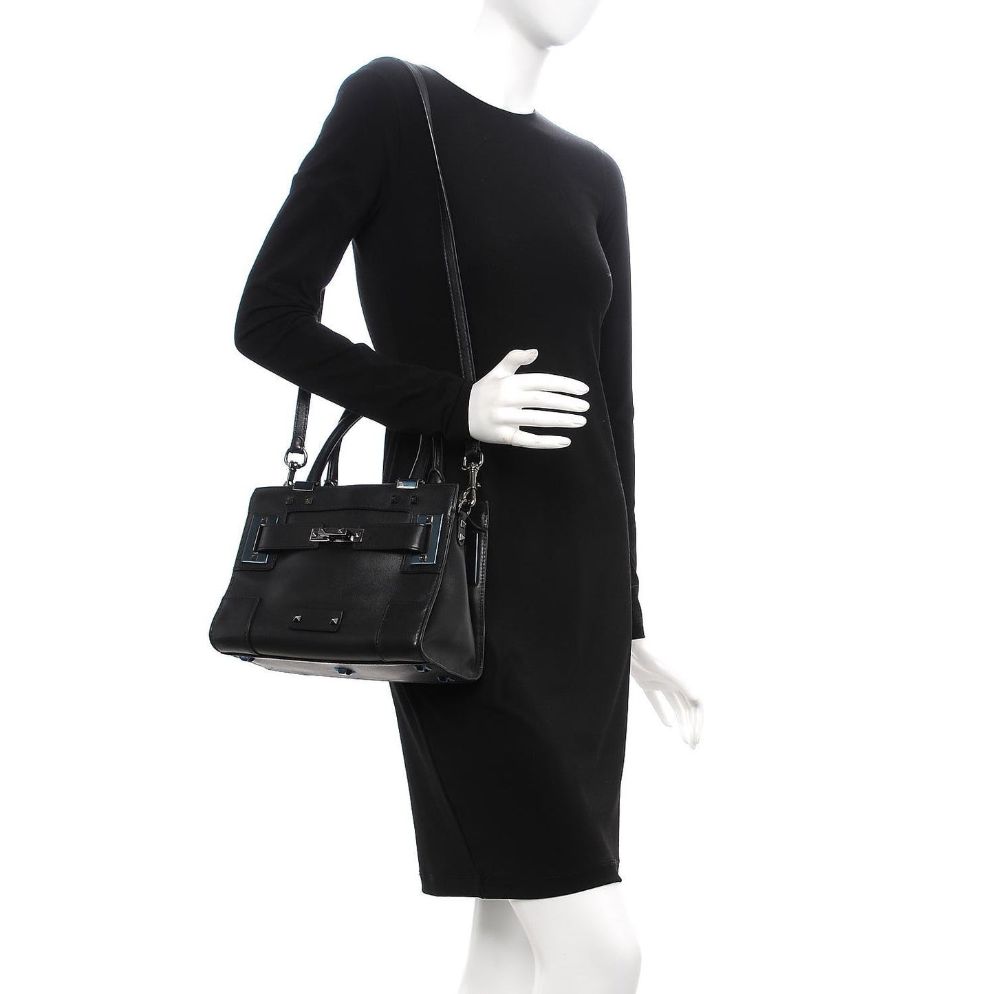 Vitello My Rockstud Tote Black