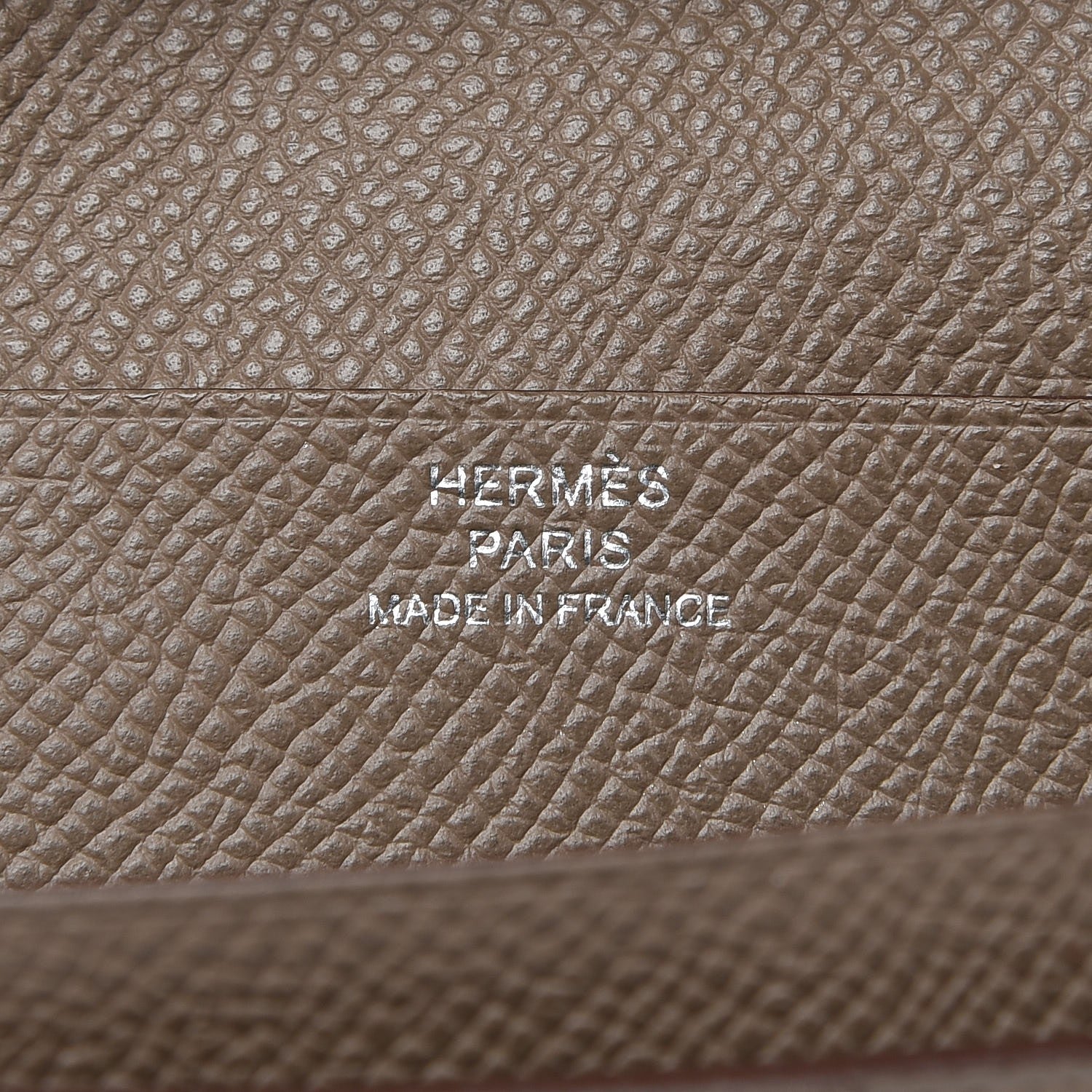 Hermes Epsom Bearn Gusset Wallet Etoupe 6 of 8
