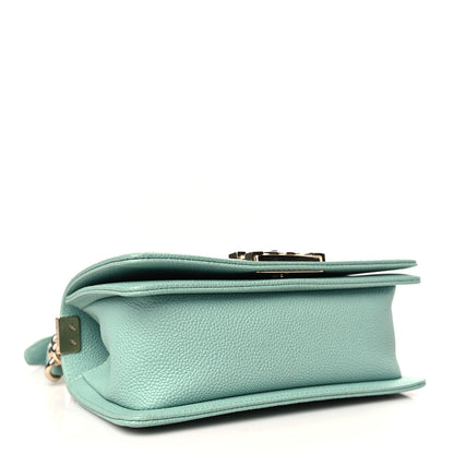 Chanel Caviar Quilted Small Boy Flap Light Blue 4 of 9
