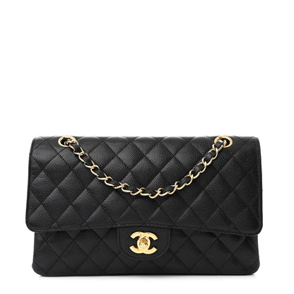 Chanel Caviar Quilted Medium Double Flap Black 1 of 10