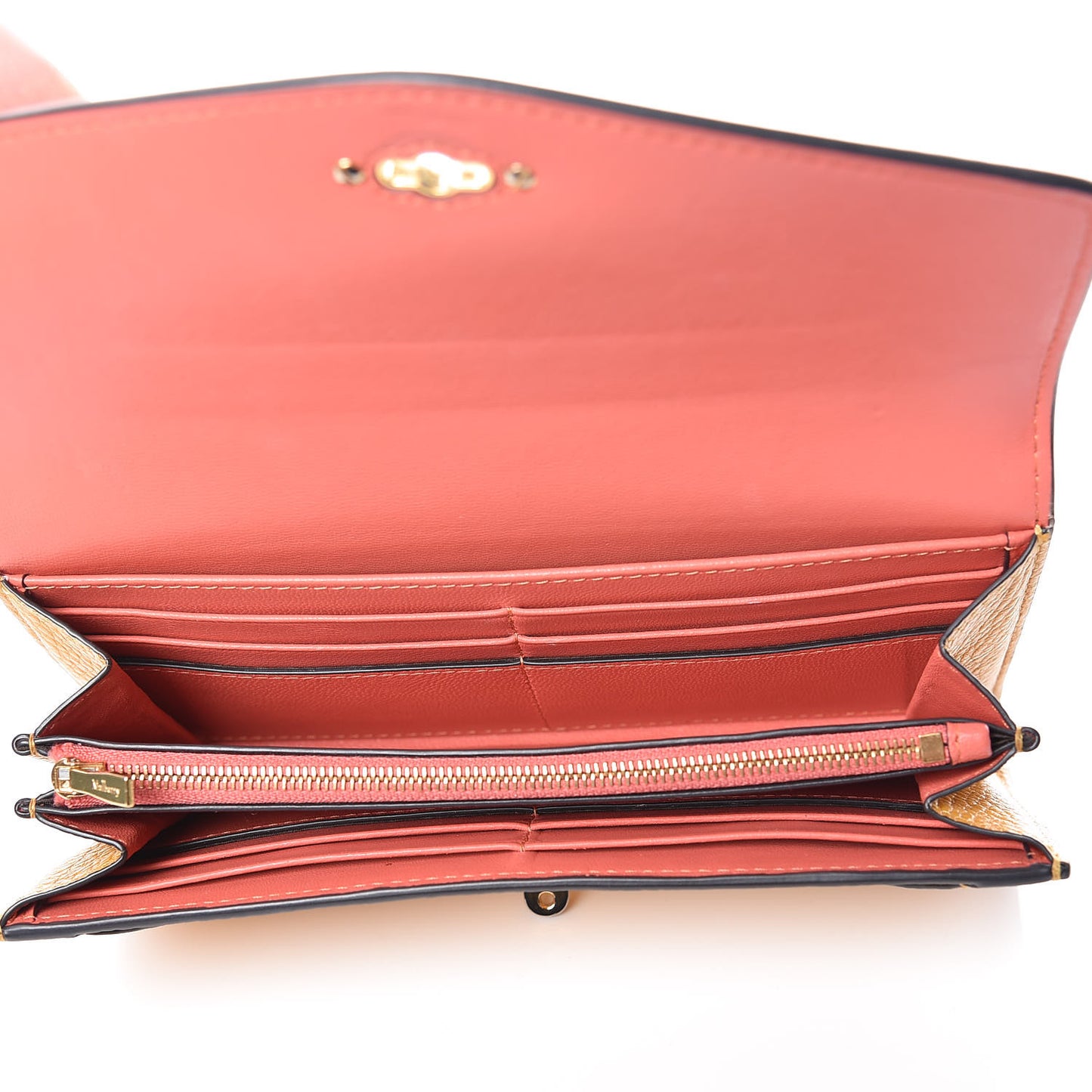 Small Classic Grain Darley Wallet Deep Amber