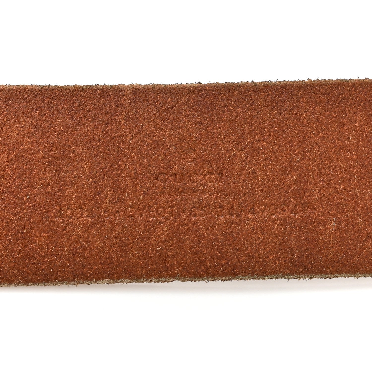 Gucci Faded Calfskin Double G 40mm Belt 85 34 Cuir 3 of 5