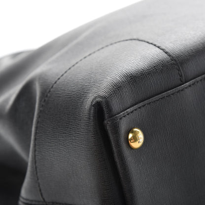 Fendi Vitello Elite Chameleon Shopper Tote Black 9 of 13