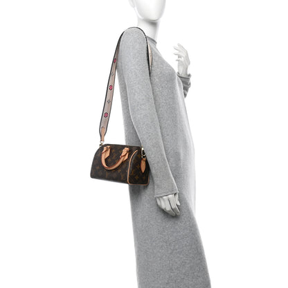 Louis Vuitton Monogram Speedy Bandouliere 20 Black 2 of 9