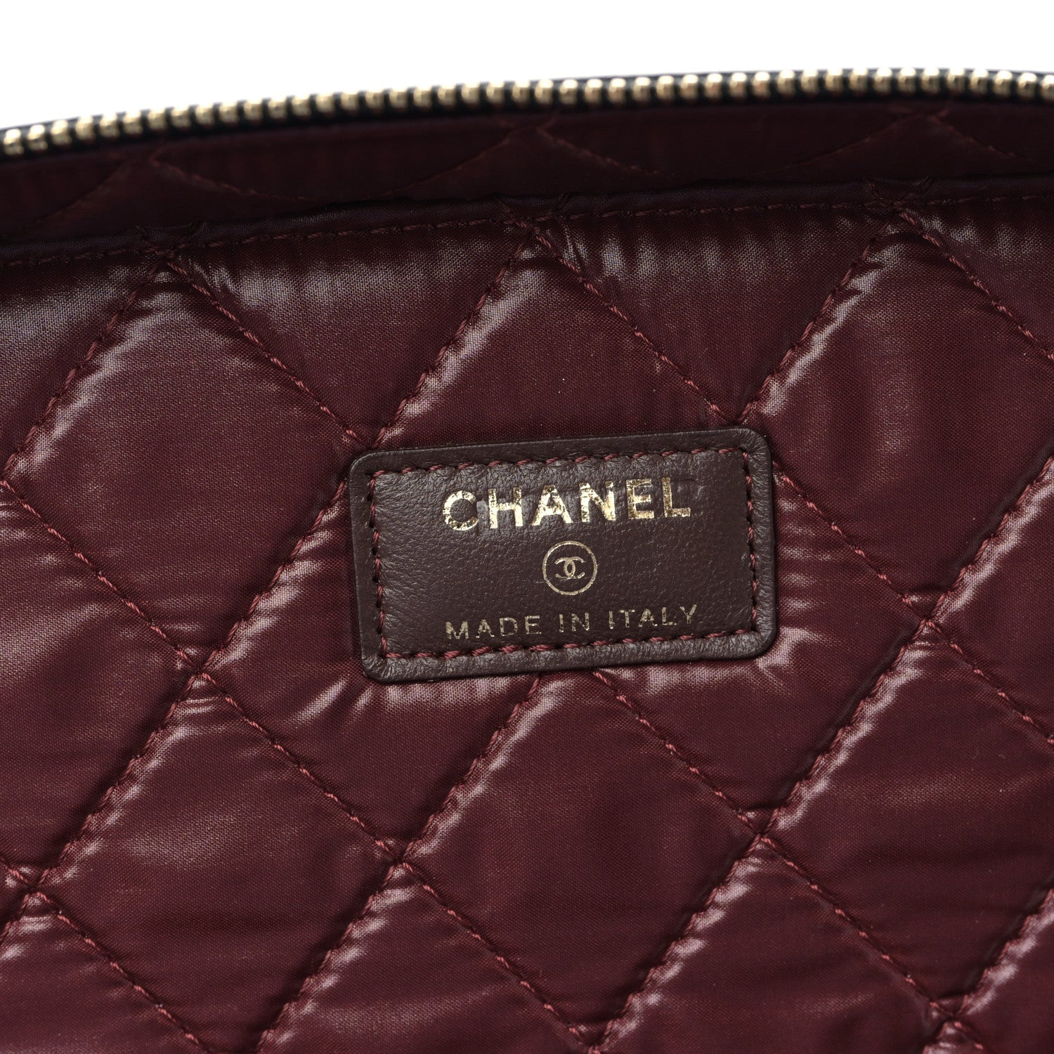 Chanel Lambskin Quilted Large Vanity Pouch Black 6 of 9