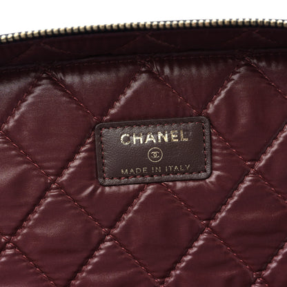 Chanel Lambskin Quilted Large Vanity Pouch Black 6 of 9