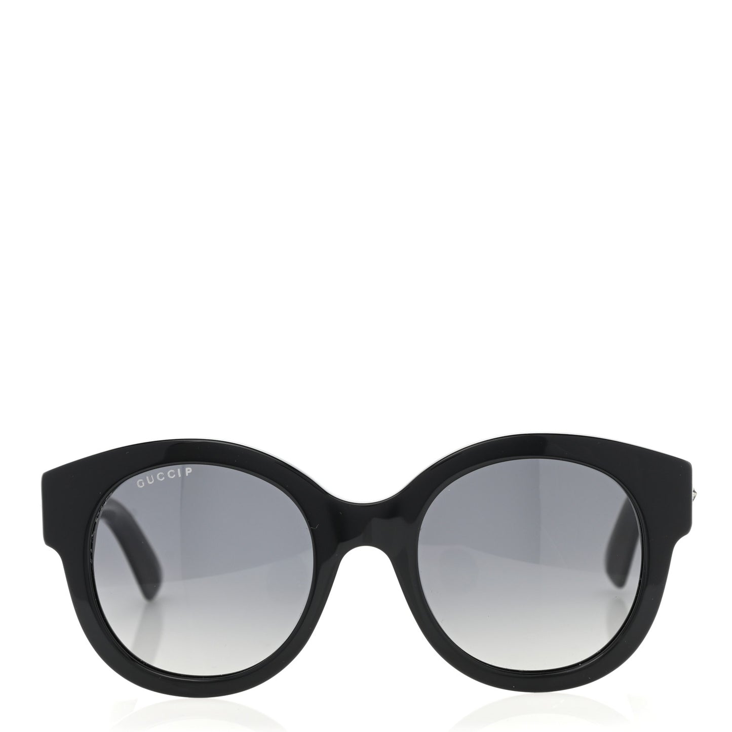 Round Frame Star Sunglasses GG0208S Black