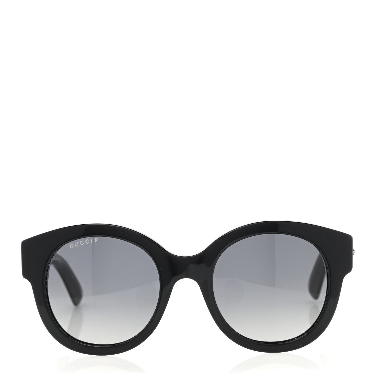 Gucci Round Frame Star Sunglasses GG0208S Black 2 of 9