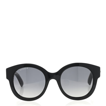Gucci Round Frame Star Sunglasses GG0208S Black 2 of 9
