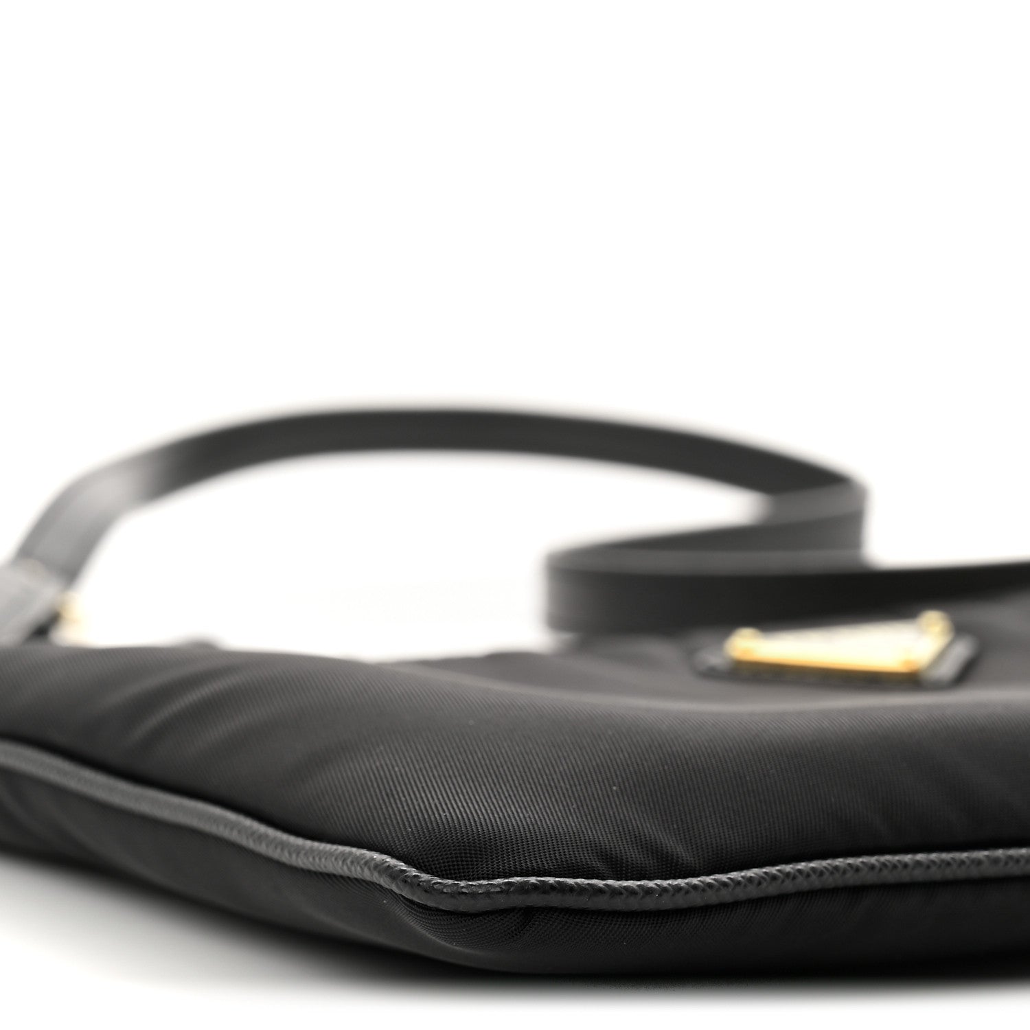 Prada Re-Nylon Saffiano Pouch Black 1800822 – FASHIONPHILE