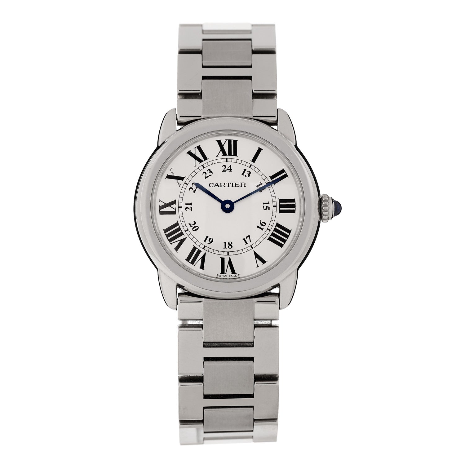 Cartier Stainless Steel 29mm Ronde Solo Quartz Watch 1 of 5