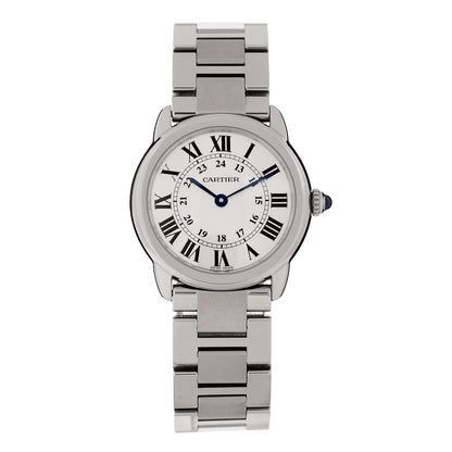 Cartier Stainless Steel 29mm Ronde Solo Quartz Watch 1 of 5