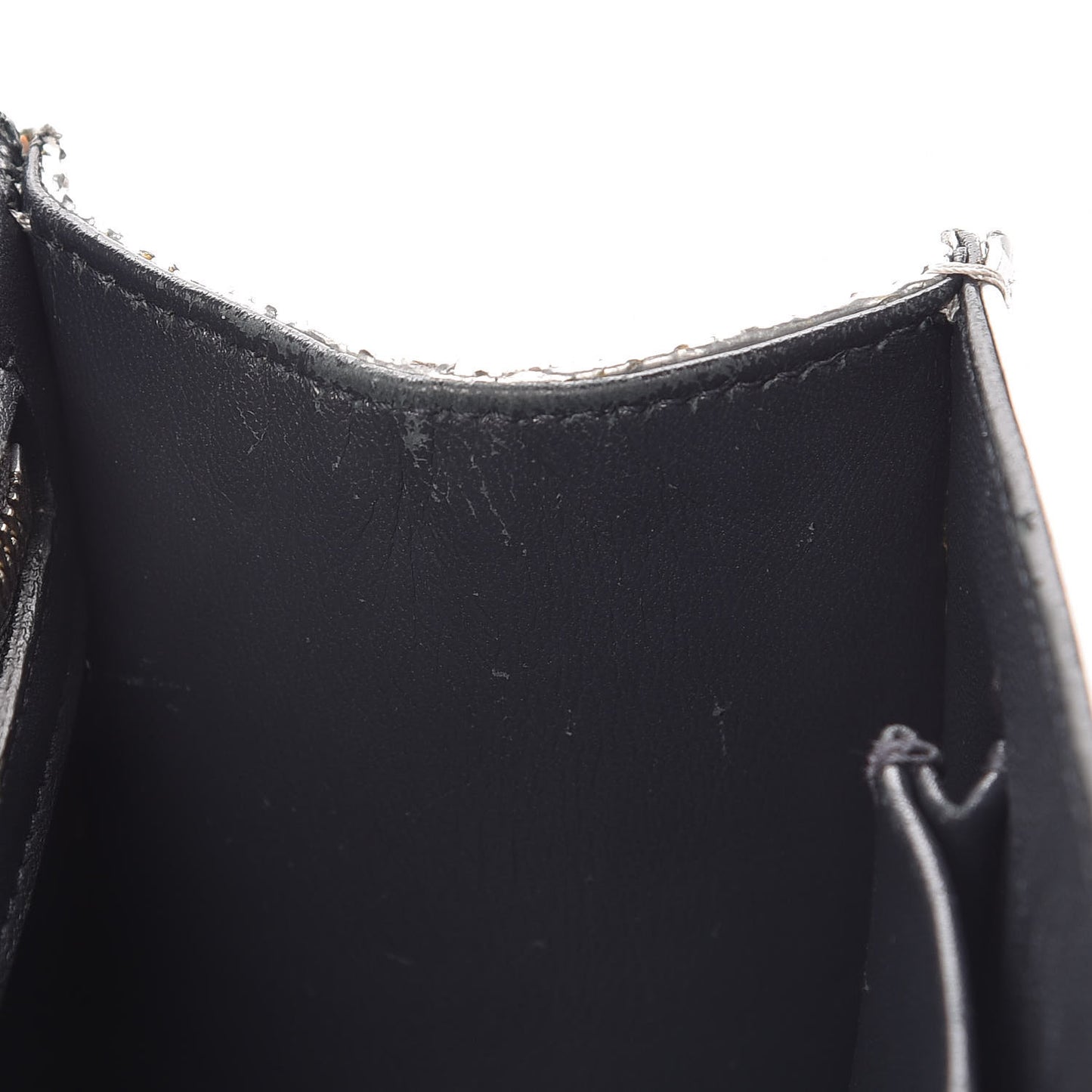 Metallic Patent Micro-Cannage Small Diorama Flap Bag Silver