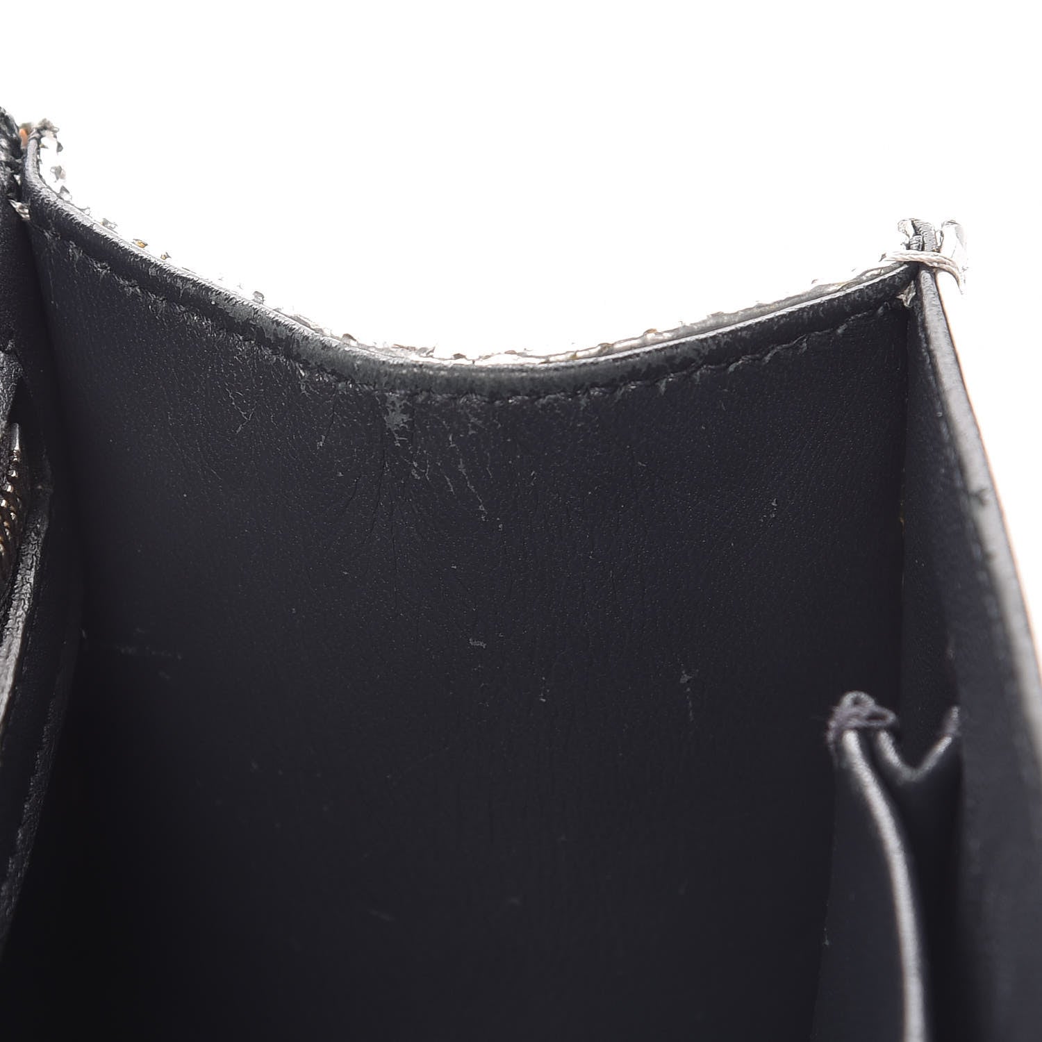 Christian Dior Metallic Patent Micro-Cannage Small Diorama Flap Bag Silver 15 of 25