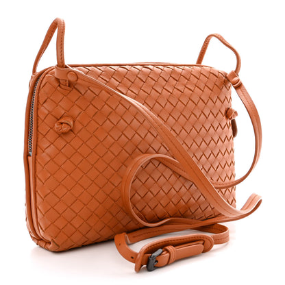 Bottega Veneta Nappa Intrecciato Nodini Crossbody Messenger Noce 4 of 11