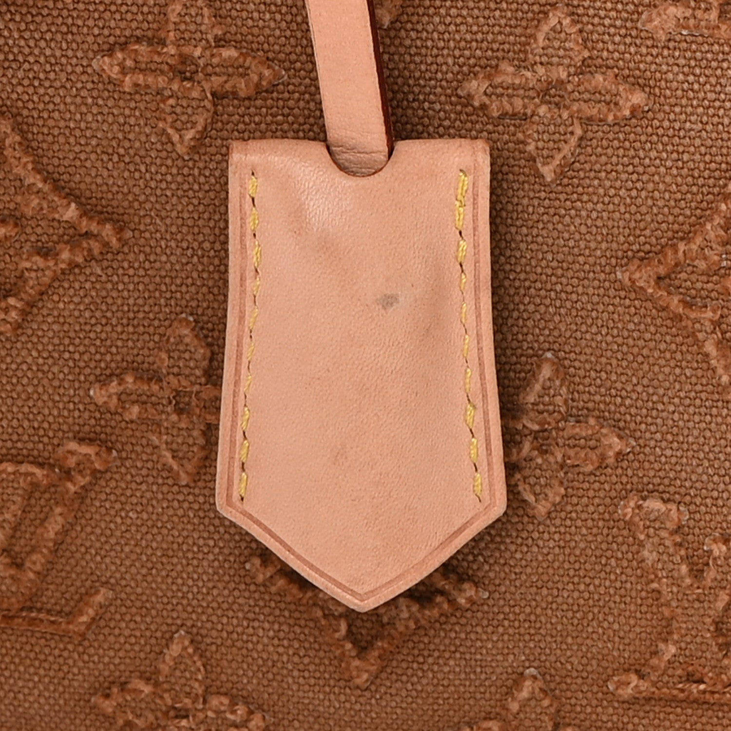 Louis Vuitton Denim Monogram Stone Speedy Bandouliere 35 Caramel 14 of 15