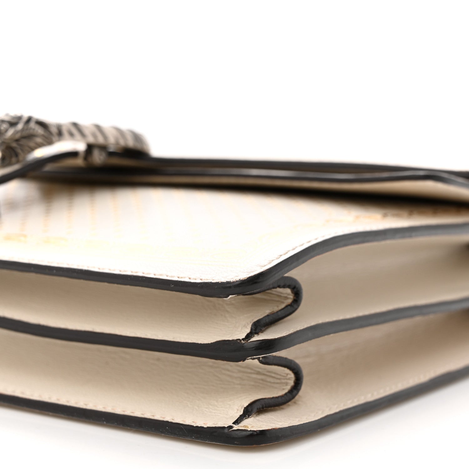 Gucci X SEGA Calfskin GUCCY Stars Medium Dionysus Shoulder Bag Mystic White Gold 11 of 13